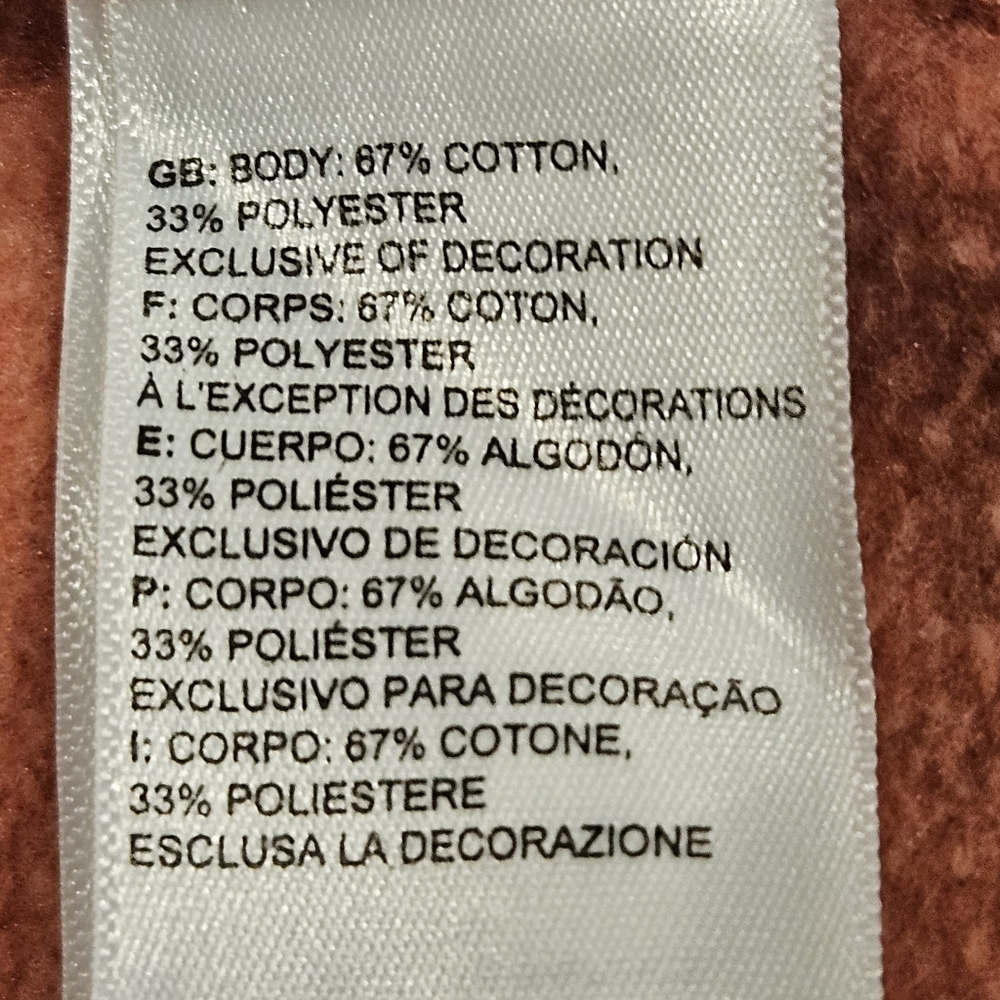 Women's The North Face Box NSE Pullover Hoodie Light Mahogany (Peach) - Size L - Picture 10 of 10
